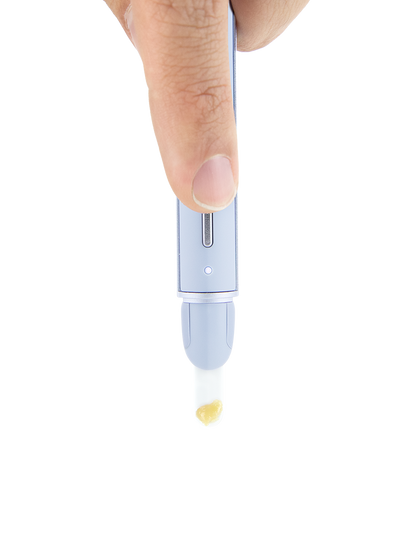 Puffco Hot Knife in Haze – Keramikspitze von oben