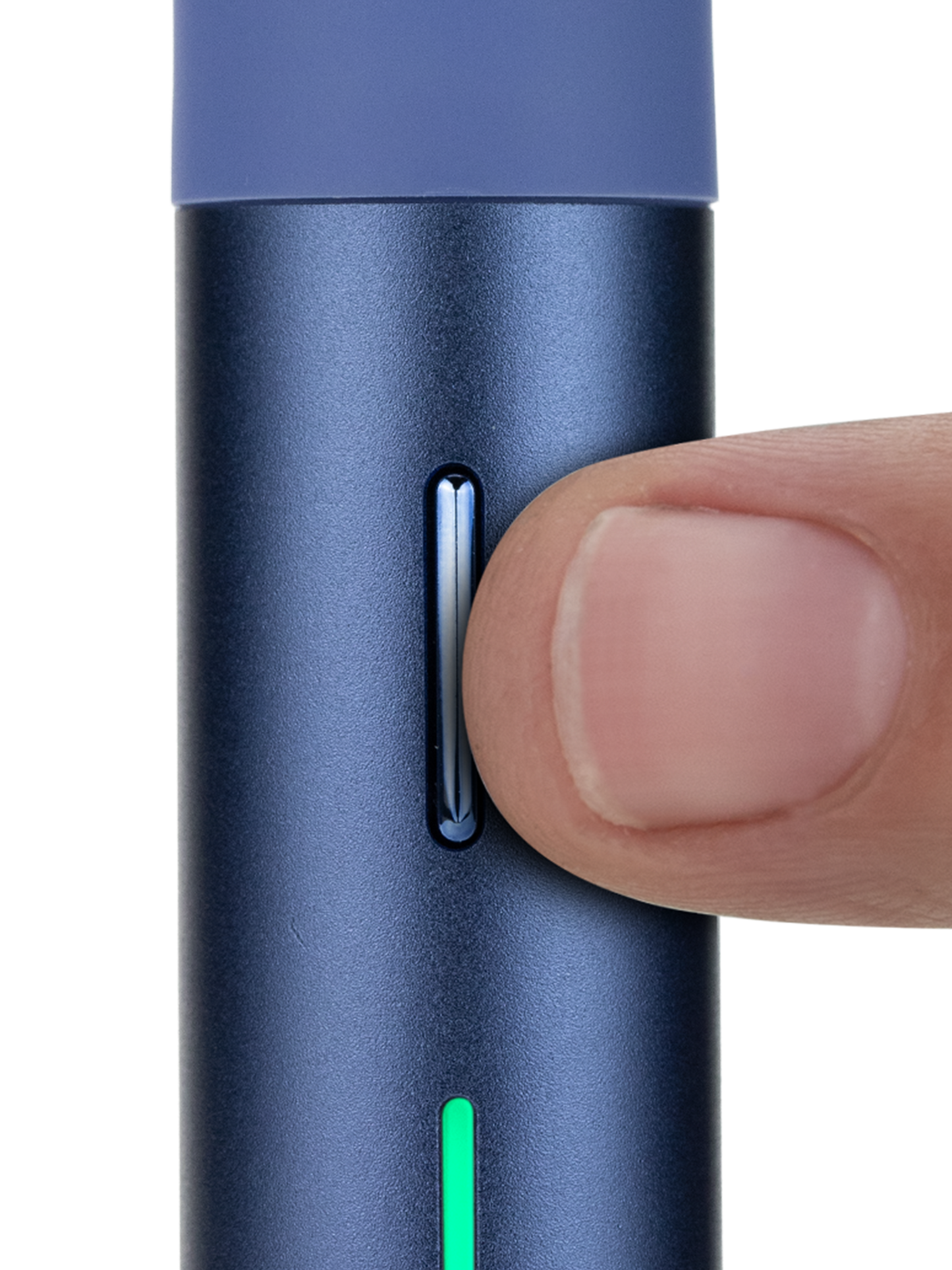 Puffco Pivot in Sapphire – Finger an der Taste