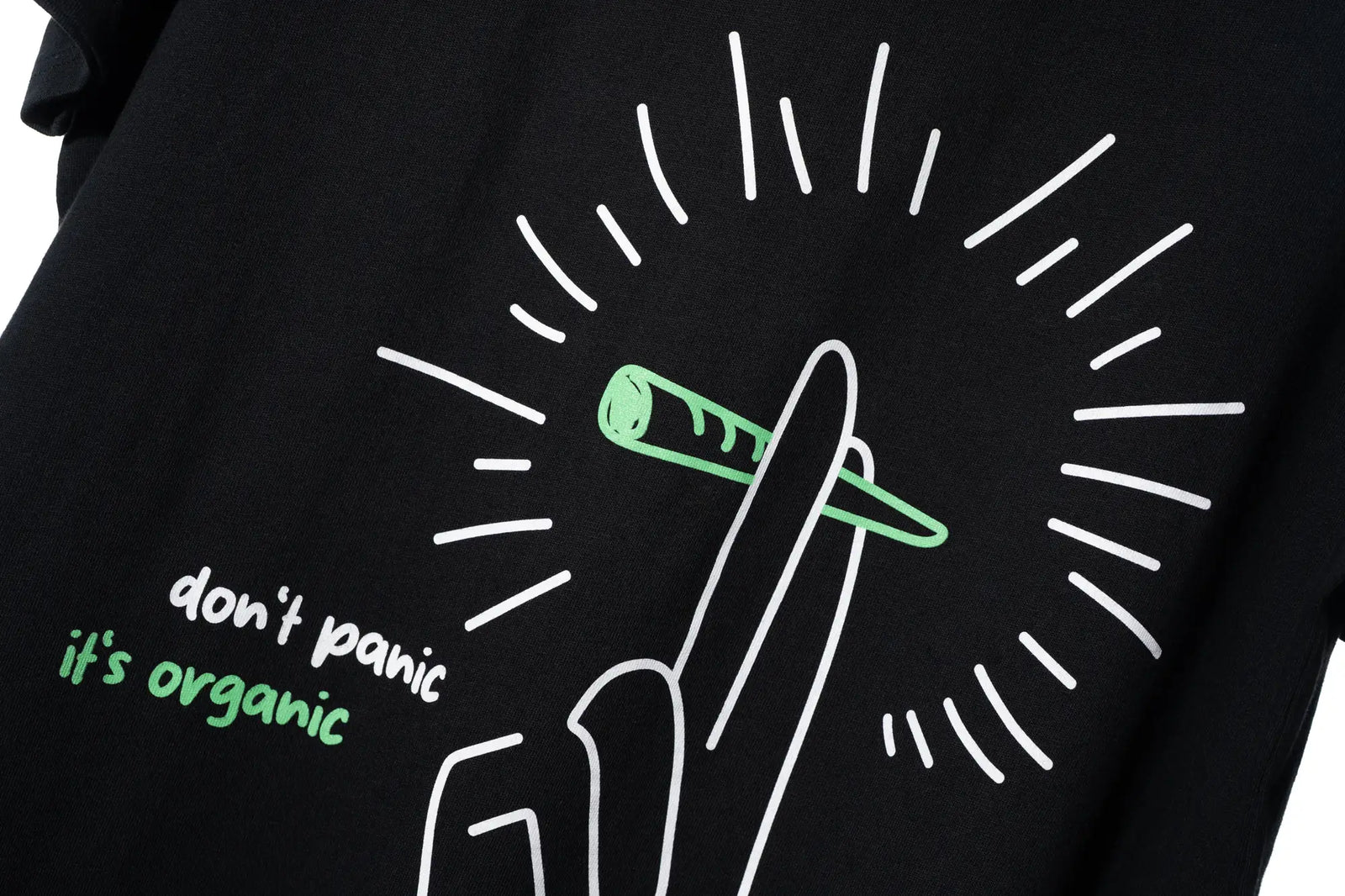 Bloomwell 420 Tshirt — Don't Panic, it's Organic